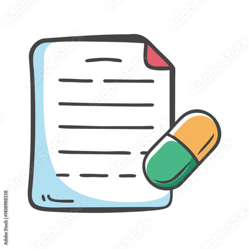 prescription refill icon, prescription refill vector illustration-simple illustration of prescription refill, perfect for prescription refill logos and icons