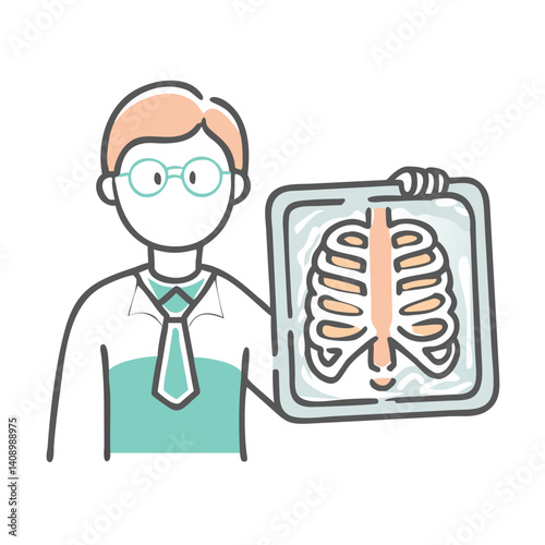 radiologist icon, radiologist vector illustration-simple illustration of radiologist, perfect for radiologist logos and icons