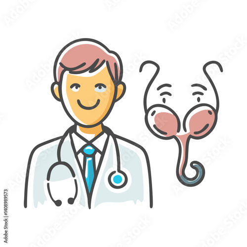 urologist icon, urologist vector illustration-simple illustration of urologist, perfect for urologist logos and icons