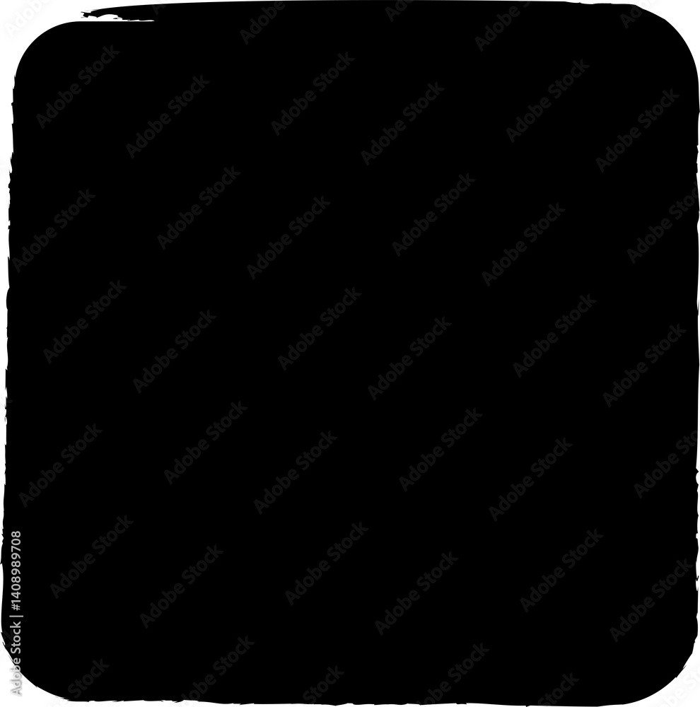 Obraz premium Square rounded painted, frame, stamp, badge