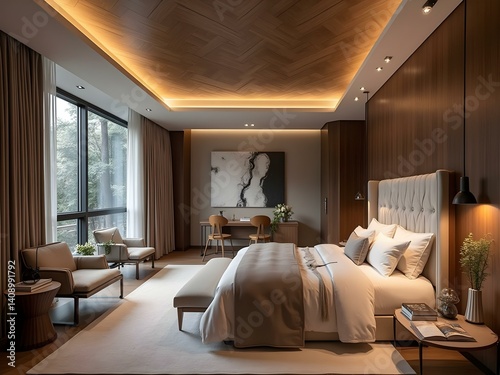 Luxury Master Bedroom Design Idea