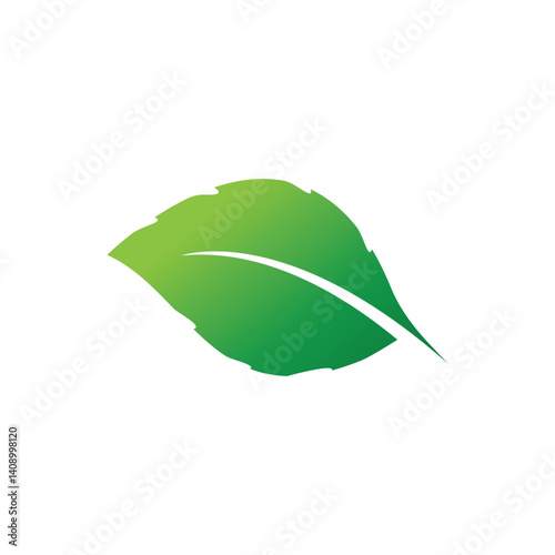 Mint leaf logo vector element template and symbol