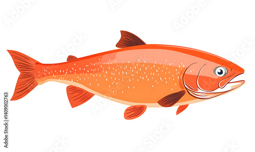 Obraz na płótnie salmon in various forms and production processes, from raw cuts and packaging to cooking, serving, and seafood industry scenes. Generative AI Illustration w salonie