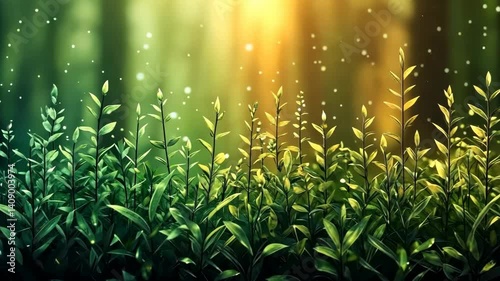 Enchanted Forest: A Magical Sunrise
