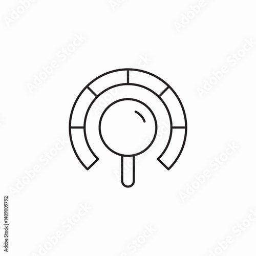 adjustment spectrum icon sign vector