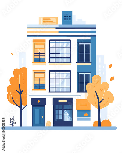Online shopping, digital selling, ecommerce process, and customer experience through modern illustrated scenes on white background.