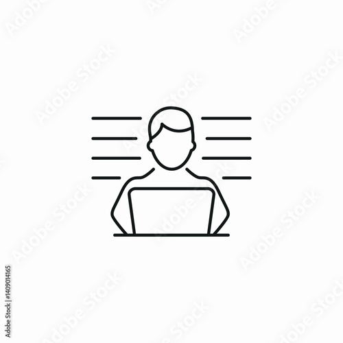 software engineer icon sign vector