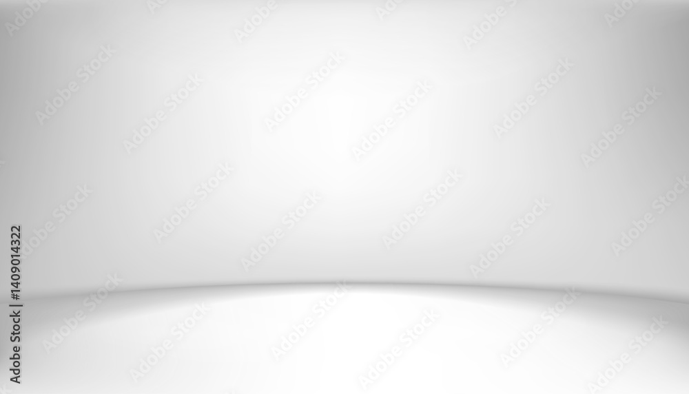Grey studio shot background with blank 3d white Podium and empty backdrop for Product Presentation,Vector Backdrop Background scene mock up product retail banner in modern photo studio