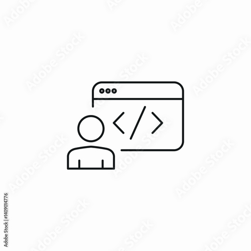 user account icon sign vector