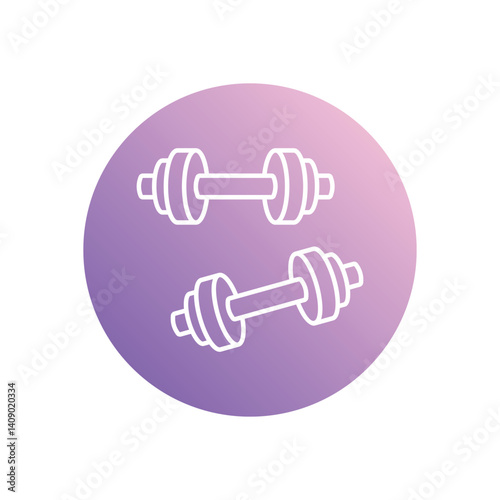 Weights  icon vector stock illustration