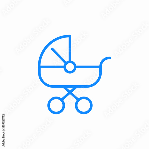 baby carry icon sign vector