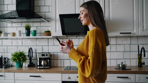 The Woman Using Smartphone