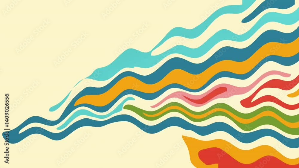 Background animation of colorful liquid abstract shapes Background animation of colorful liquid abstract shapes
