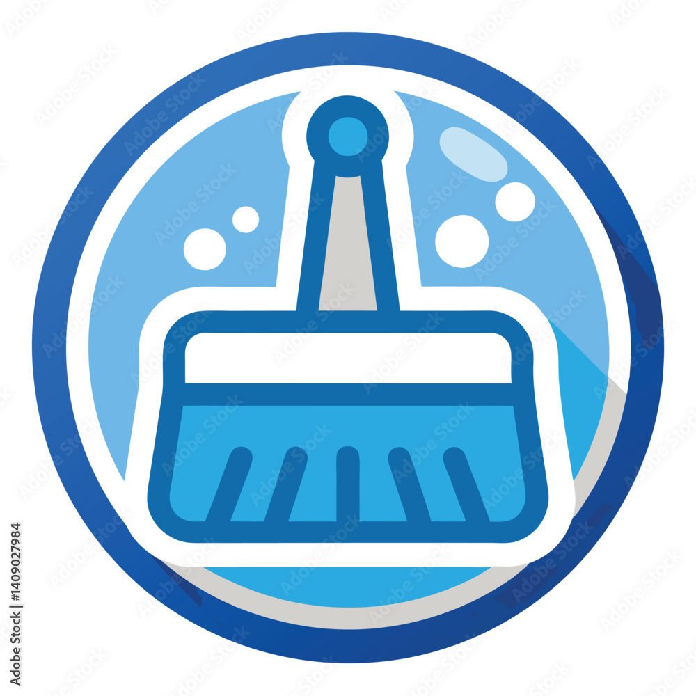 Obraz premium Clean icon vector design on white background