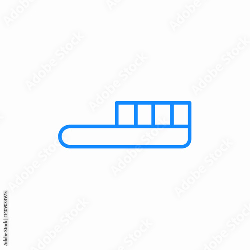 brush bristles icon sign vector