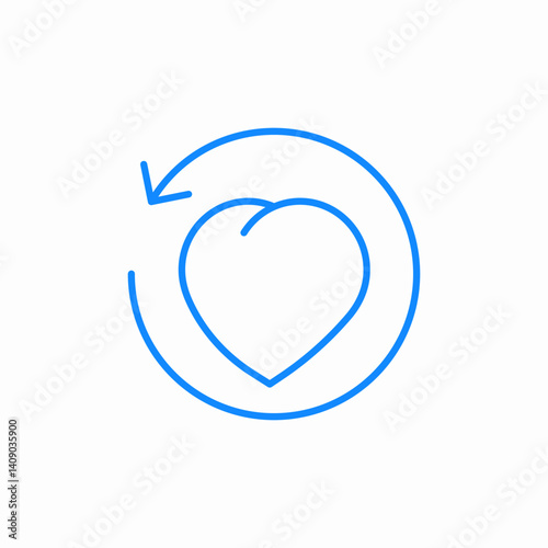 heart function icon sign vector