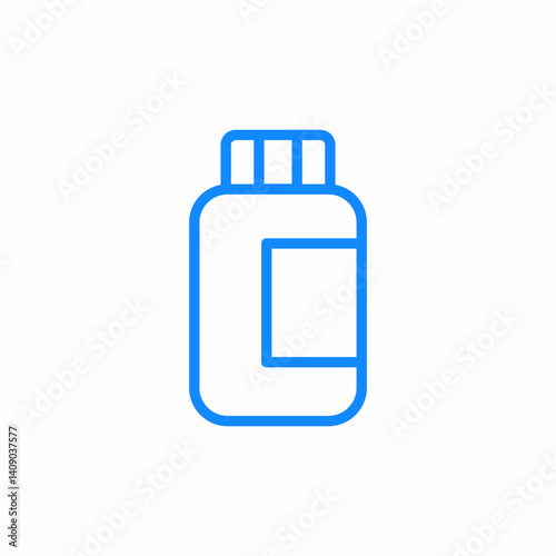 medicie bottle icon sign vector