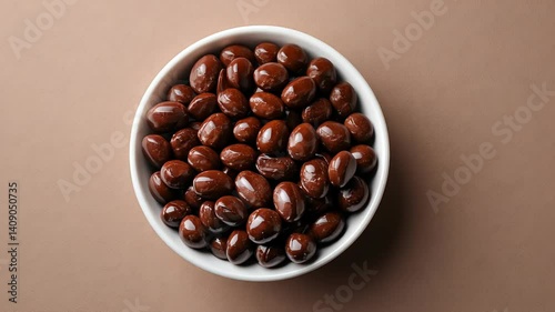 Chocolate Covered Almonds in a Bowl: A Delicious Treat