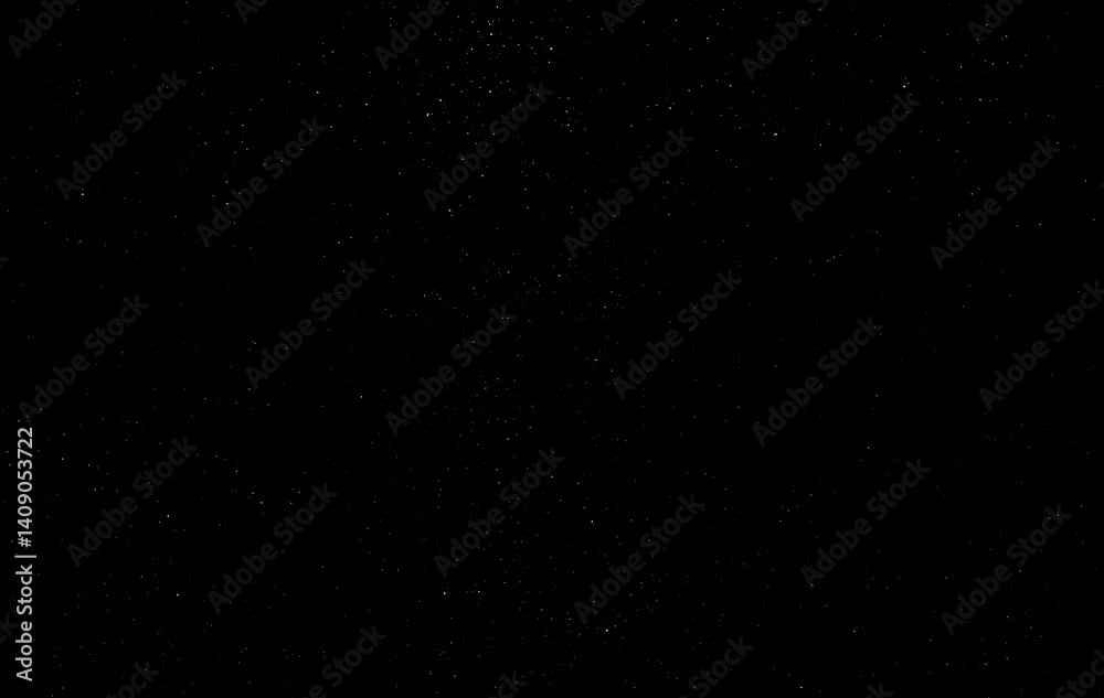 Fototapeta premium Space star shape sky night background, black starry cosmos abstract pattern dark blue science, textile cosmic galaxy astronomy decoration fantasy wallpaper landscape.