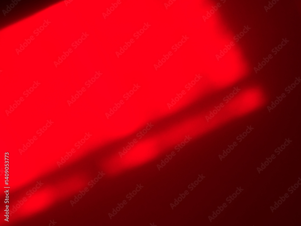 Backgrund summer red overlay abstract summer sun shadow leaf white gradient color blur room cement floor wall backdrop mockup product beauty cosmetic presentation minimal empty card tropical.