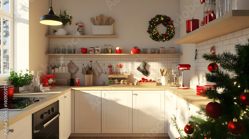 Minimalist Christmas，christmas, decoration, christmas tree,holiday, xmas,winter, decorations, celebration, presents,gift, Santa Claus，ornaments，new year，december，seasonal，gift