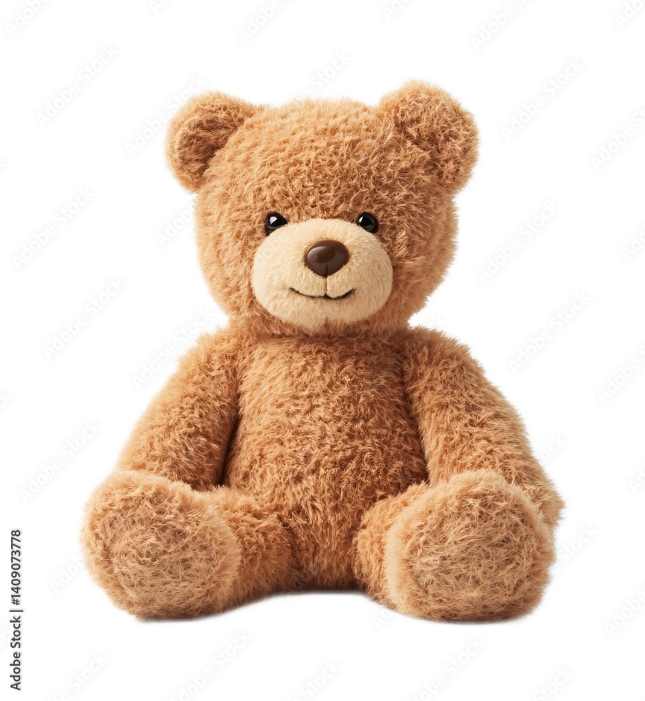 Fototapeta premium Bear for Wildlife and Forest Animal Display - Isolated on White Background