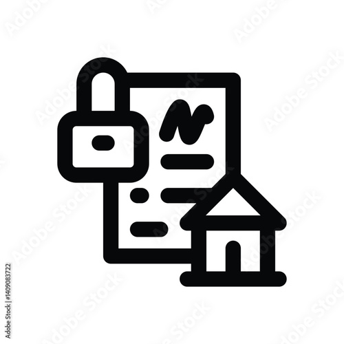 collateral line icon. Clean and minimalist vector icon for websites, mobile apps, presentations, and logos. Fully scalable and customizable for any project.