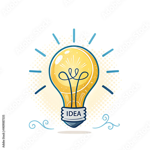 light bulb idea concept