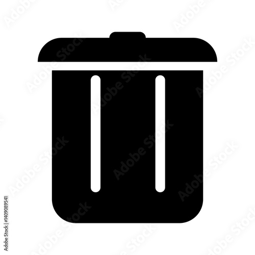 trash can icon. Trash can icon vector. Delete sign