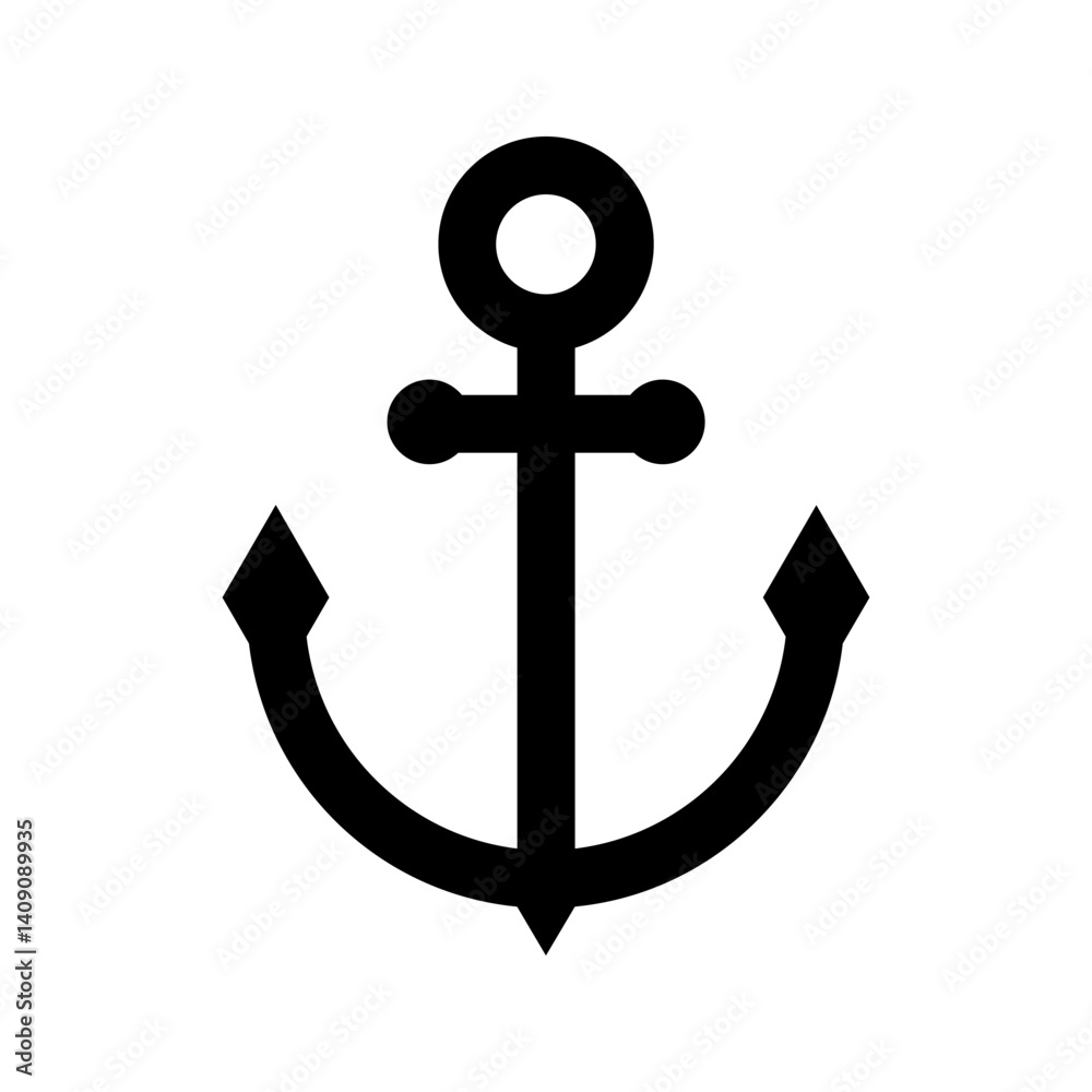 Anchor icon. Anchor icon symbol. Anchor icon vector. Ship anchor illustration. Anchor icon. Anchor icon symbol. Anchor icon vector. Ship anchor illustration.