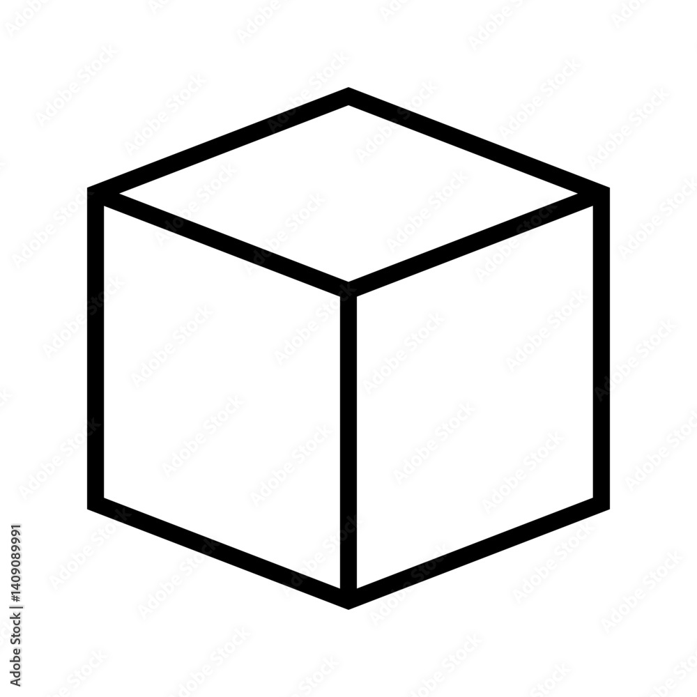 box icon on white background box icon on white background