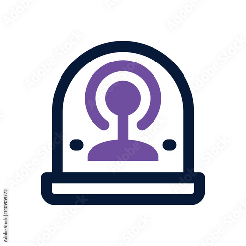 alarm dual tone icon. Sleek and modern vector icon for websites, mobile apps, marketing materials, and corporate design. Fully scalable and ready to use.