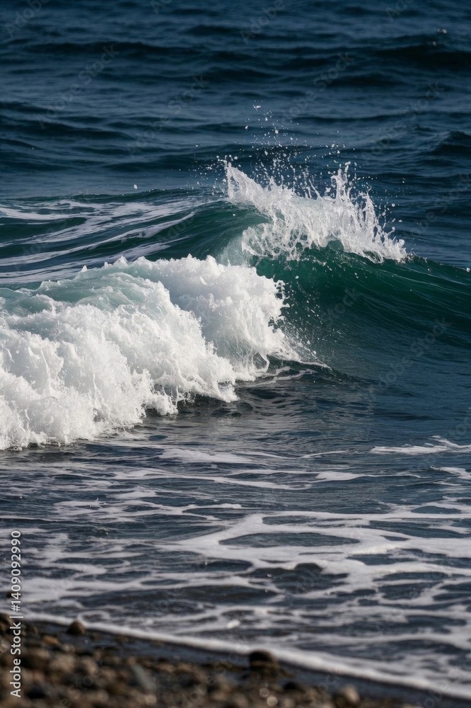 surfer riding a wave on a rocky beach near the ocean surfer riding a wave on a rocky beach near the ocean