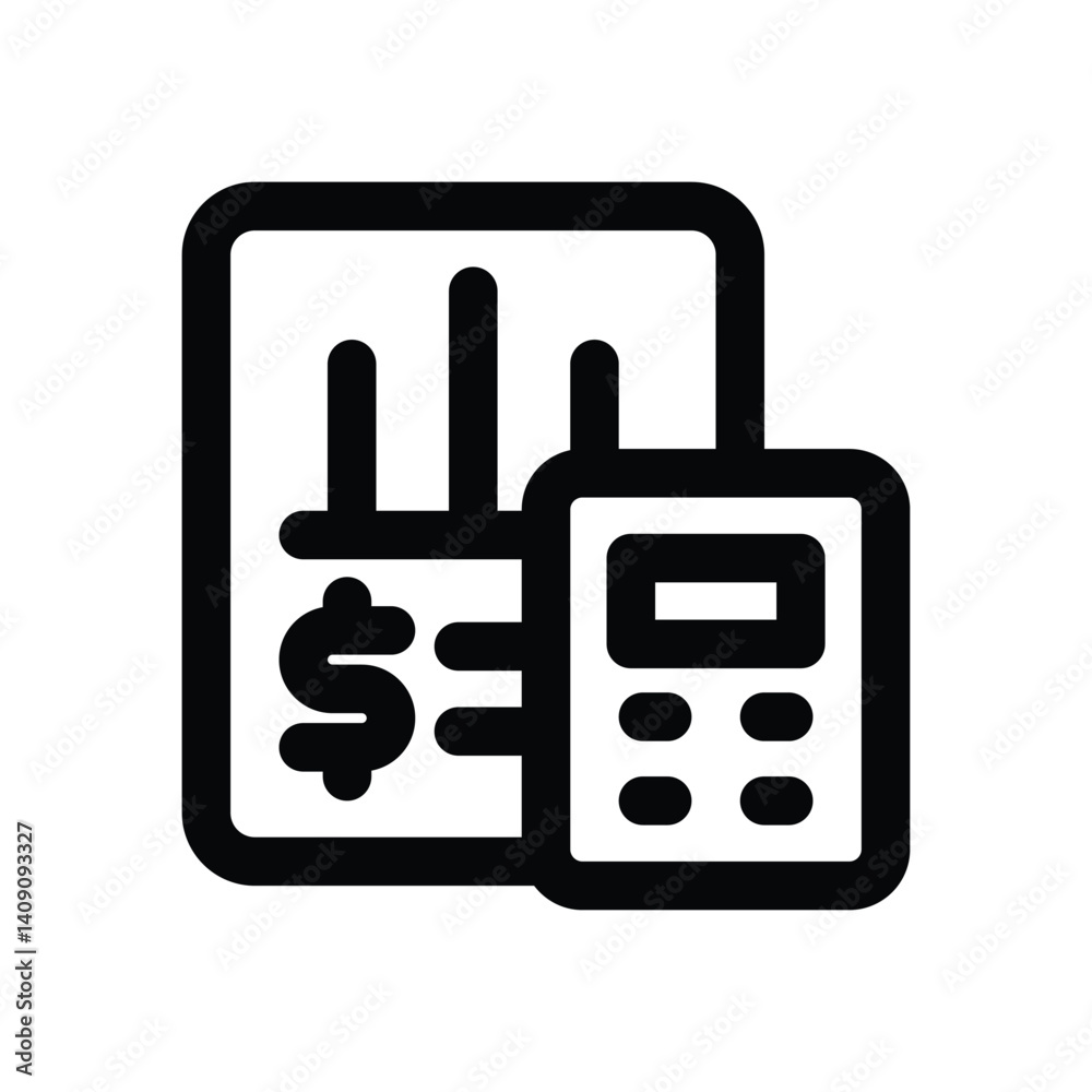 accounting line icon. Clean and minimalist vector icon for websites, mobile apps, presentations, and logos. Fully scalable and customizable for any project. accounting line icon. Clean and minimalist vector icon for websites, mobile apps, presentations, and logos. Fully scalable and customizable for any project.