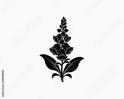 Snapdragon Vector Illustrations on a White Background