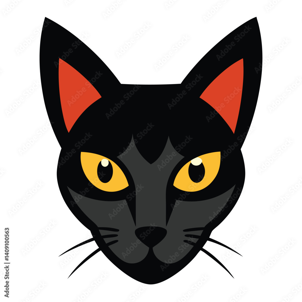 Obraz premium Animal Head Mascot Logo Vector | Wild Animal Face Icon Design