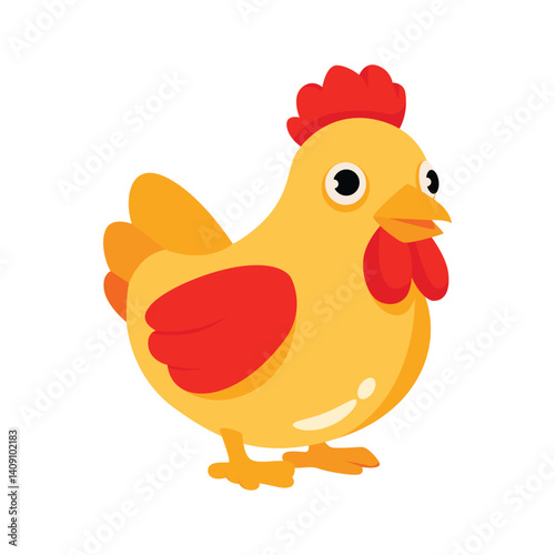 Grab this amazing 3d style icon of chicken toy