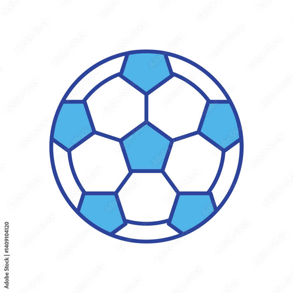 Fototapeta premium Soccer Ball icon vector stock illustration