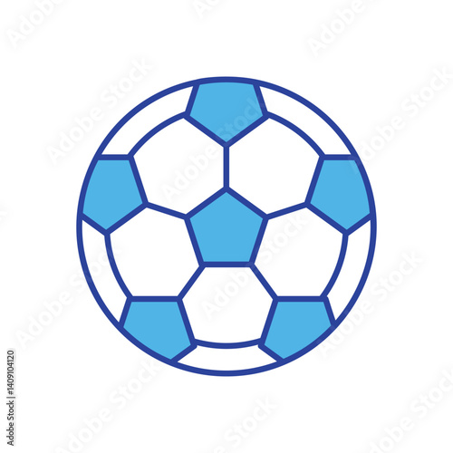 Soccer Ball icon vector stock illustration