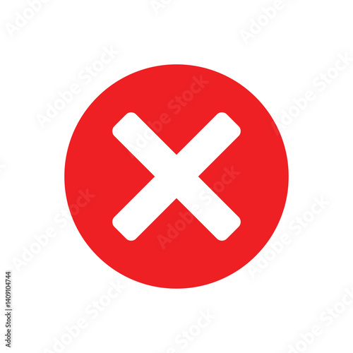 red cross button