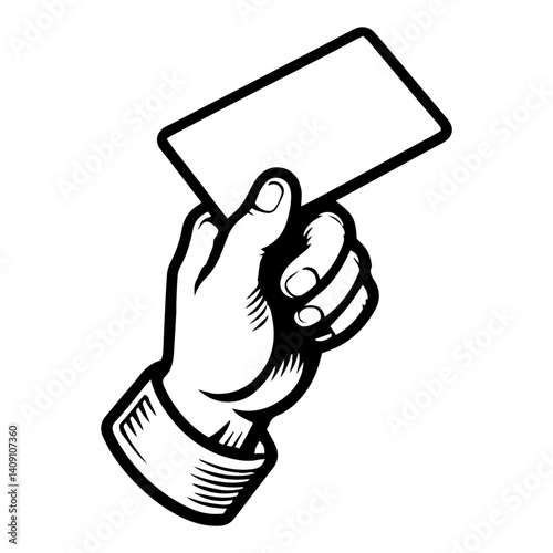 Minimalist Hand Holding a Coupon
