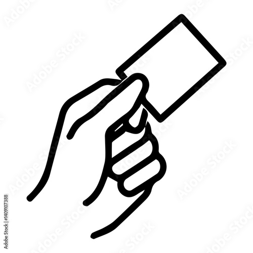 Minimalist Hand Holding a Coupon