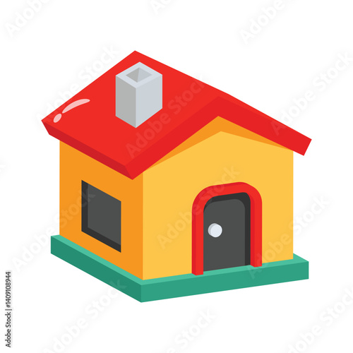 Have a look at this modern 3d style icon of kids home toy