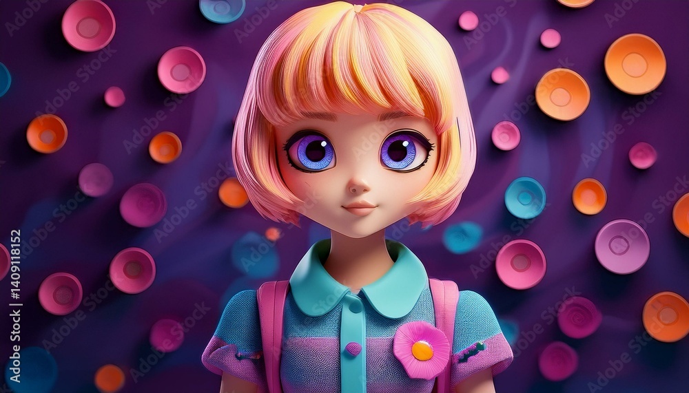 Fototapeta premium 金髪の少女