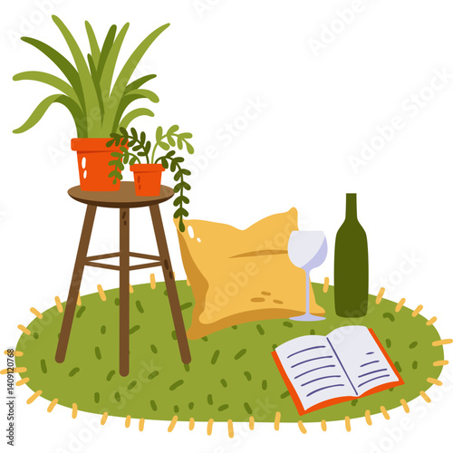 vector illustration of outdoor activity