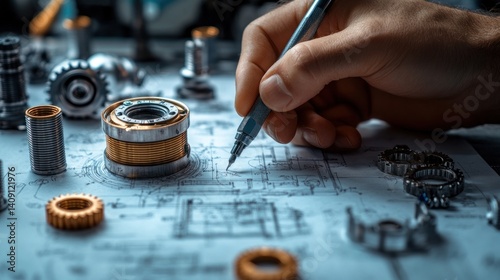Precision Engineering: A Master Craftsman Designs Complex Machinery