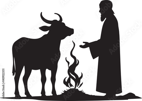 Eid Ul Adha vector illustration