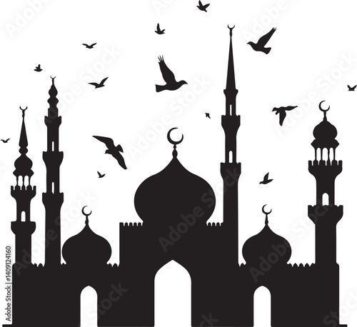 Eid Ul Adha vector illustration