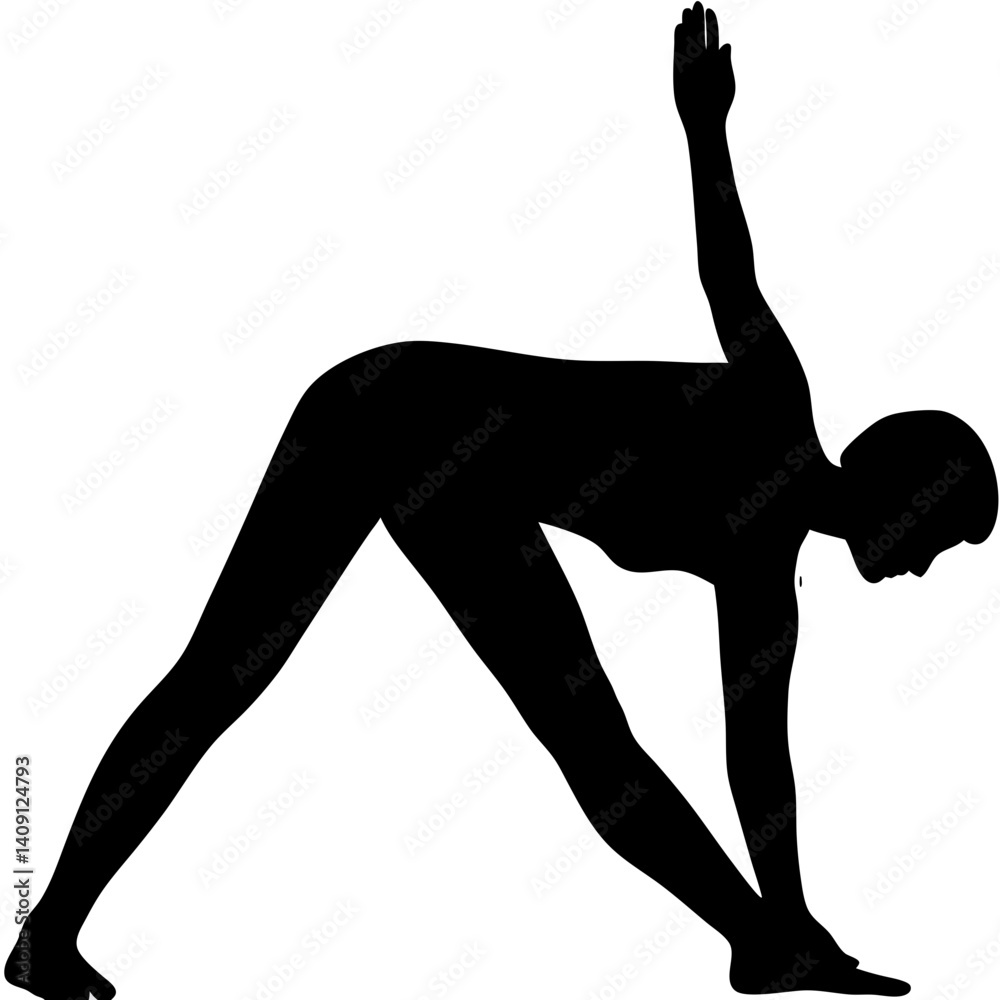 Fototapeta premium Yoga Silhouette