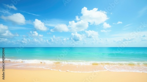 Beautiful Beach Background Natural